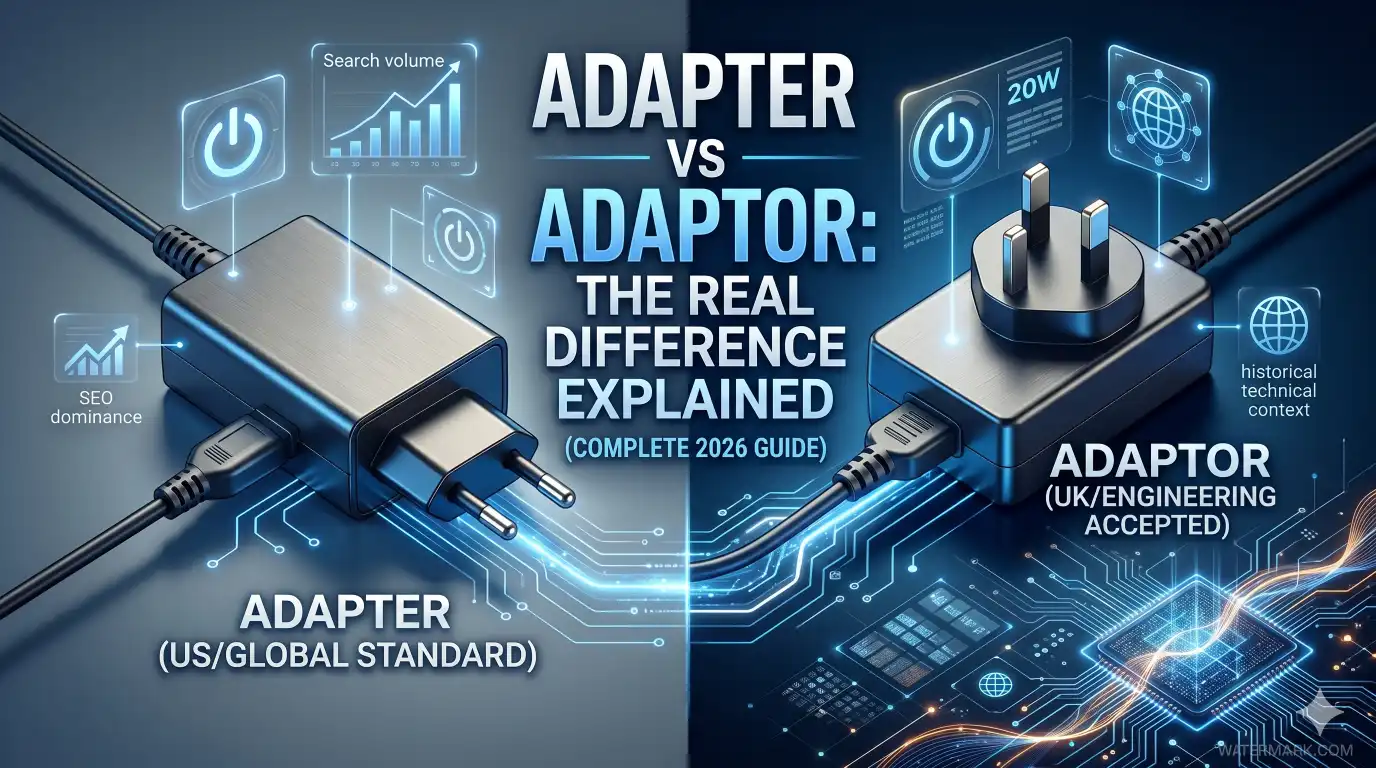 adapter vs adaptor