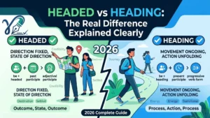 Headed vs Heading: The Real Difference, Grammar Rules, Tone, and Everyday Usage