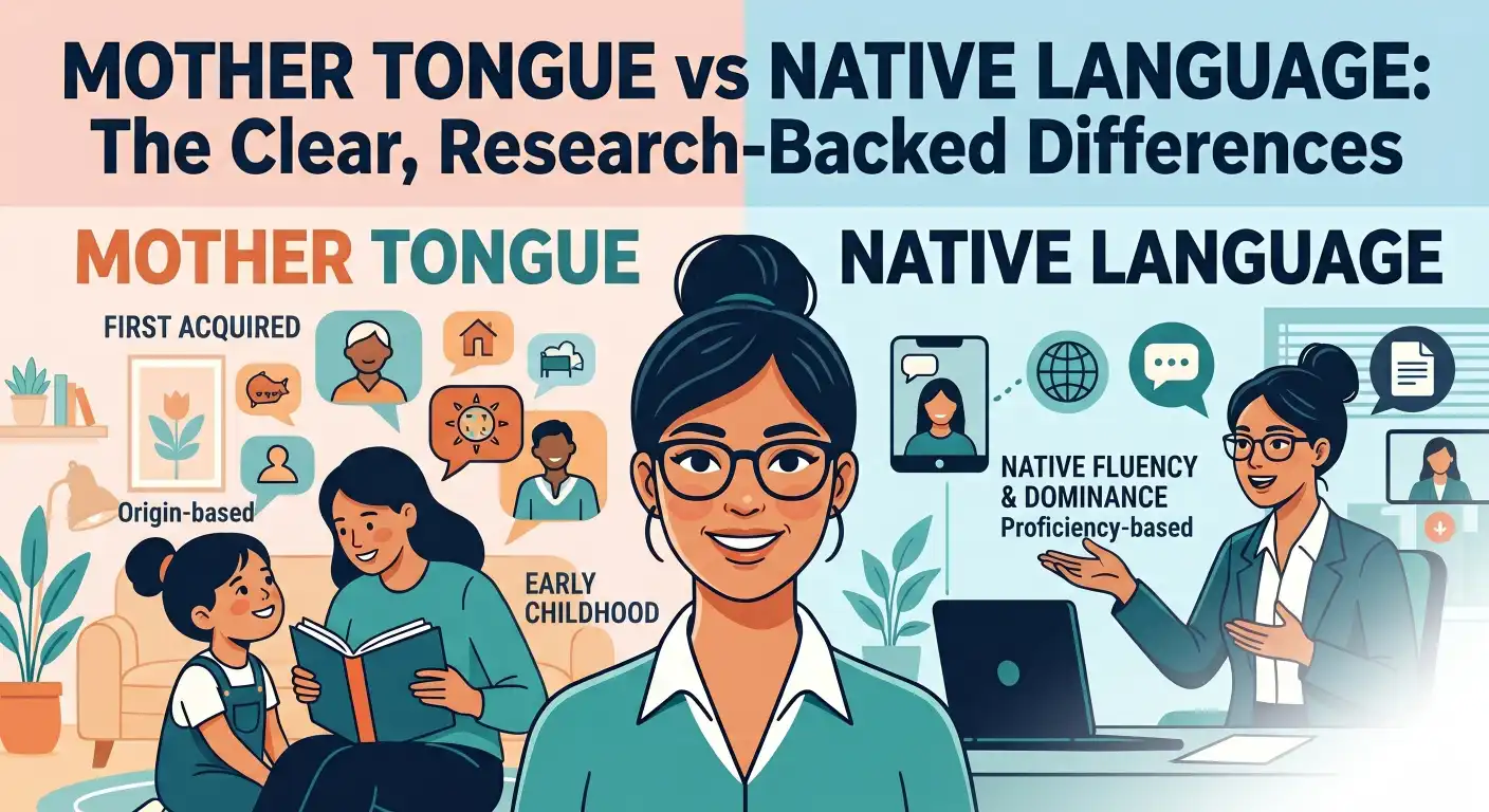 mother tongue vs native language