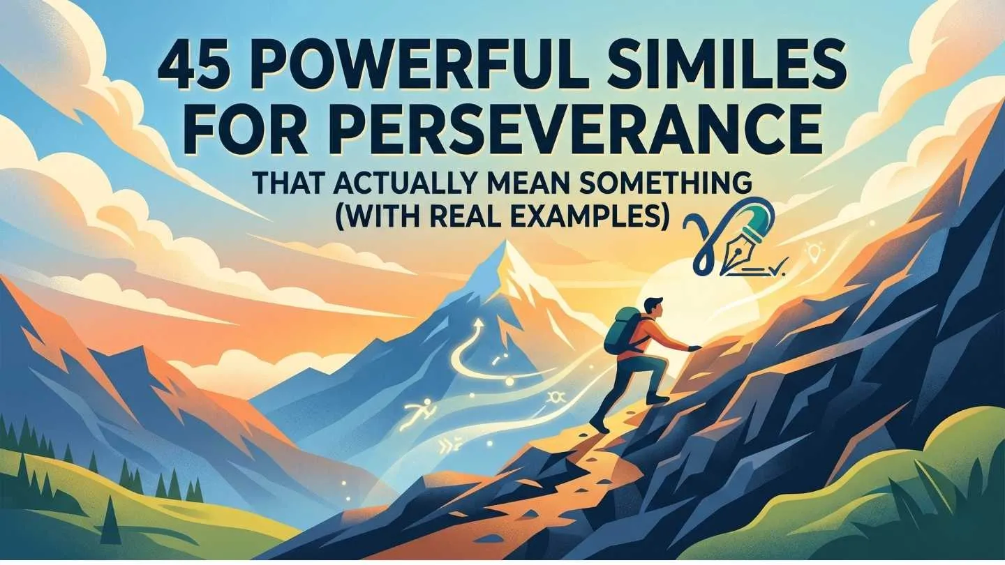 45 Powerful Similes for Perseverance That Actually Mean Something (With Real Examples)