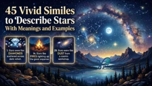 45 Vivid Similes to Describe Stars With Meanings and Examples