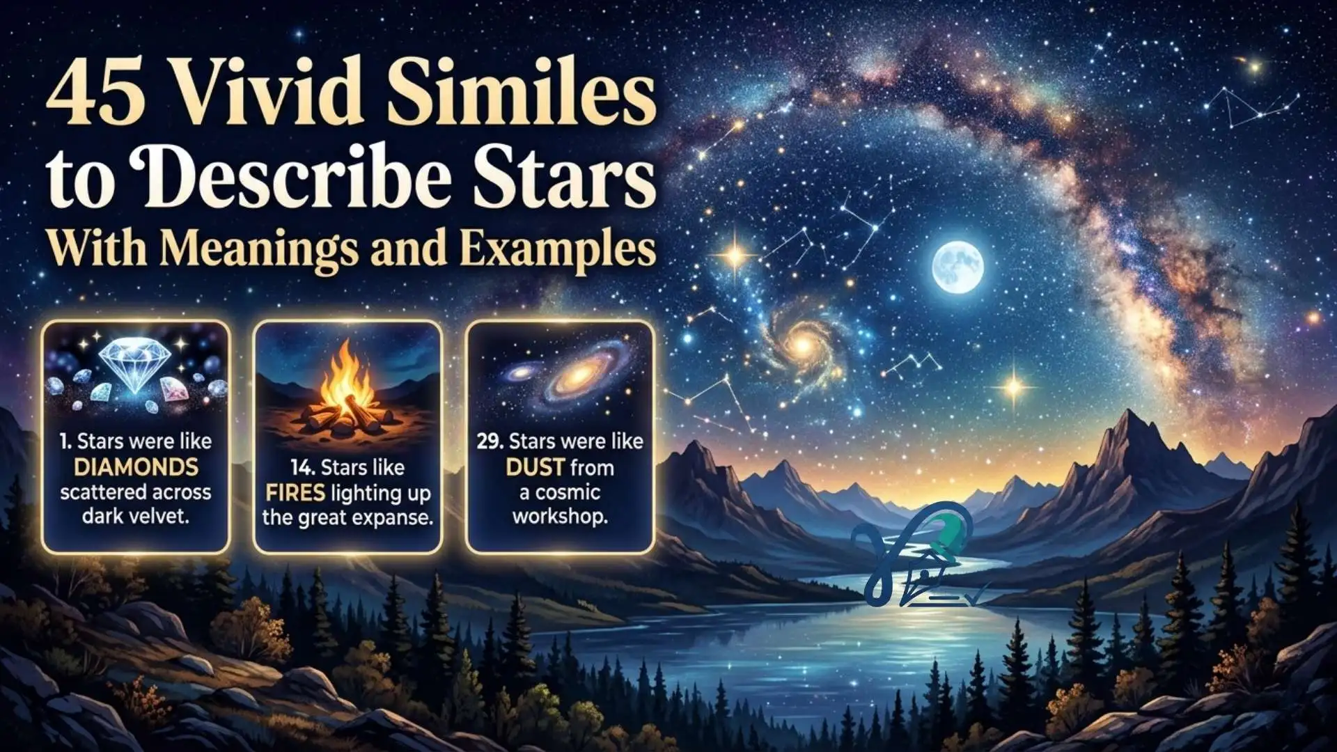 45 Vivid Similes to Describe Stars With Meanings and Examples