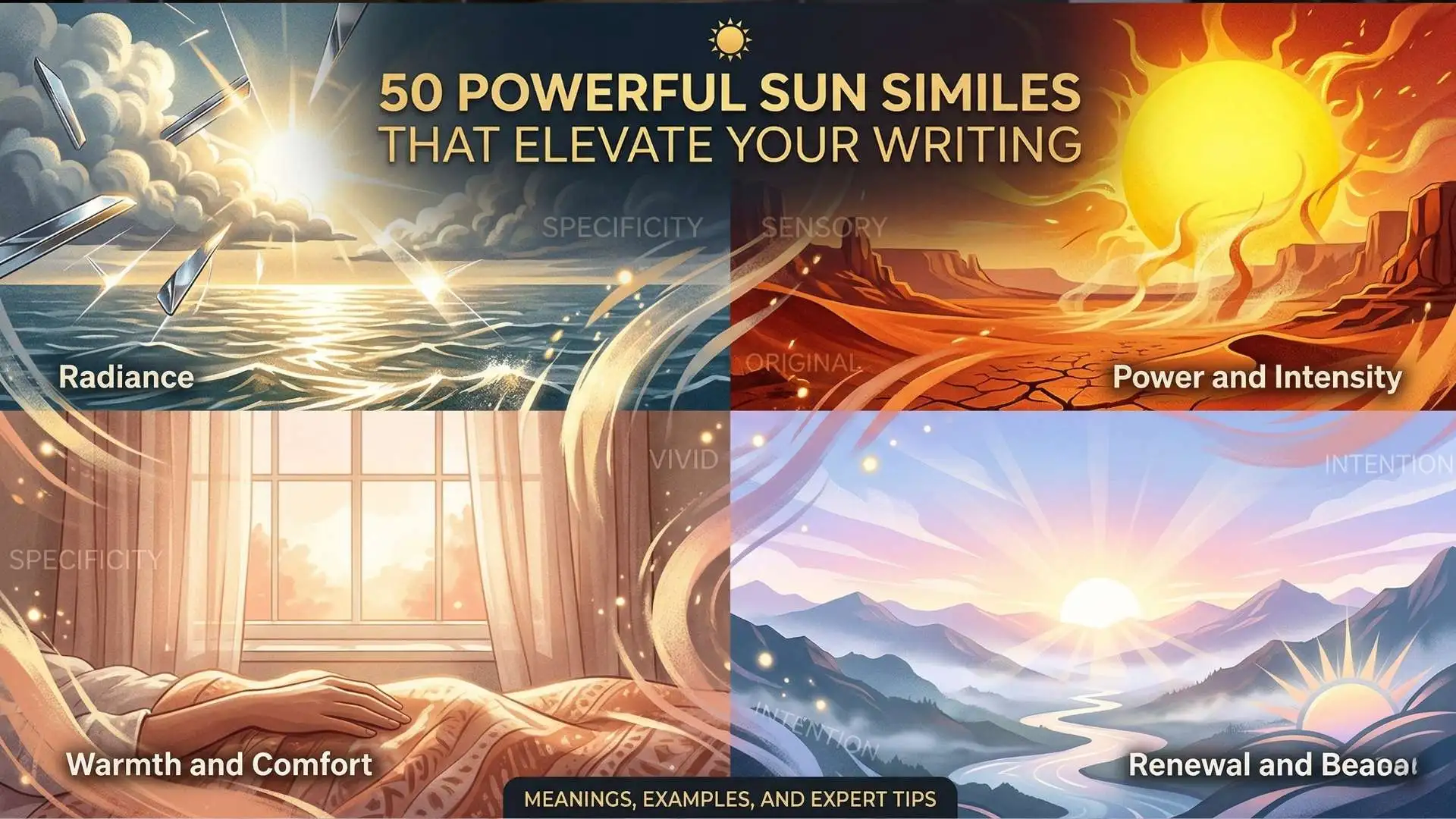 sun similes