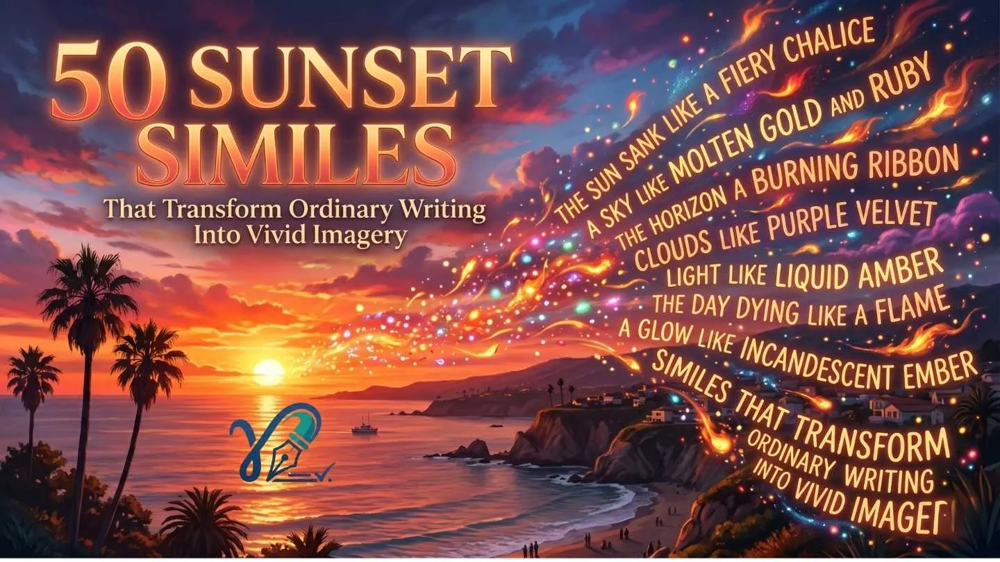 50 Sunset Similes That Transform Ordinary Writing Into Vivid Imagery