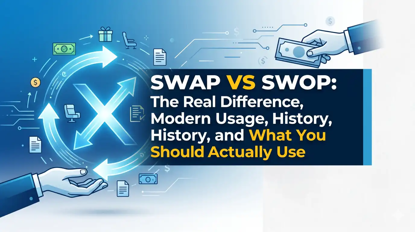 swap vs swop