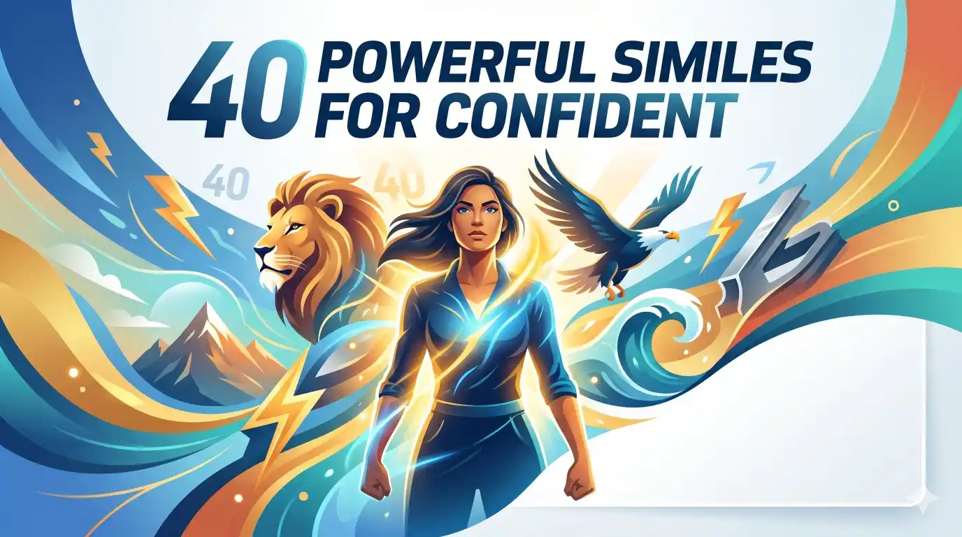 Powerful Similes for Confident