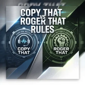Copy That vs Roger That