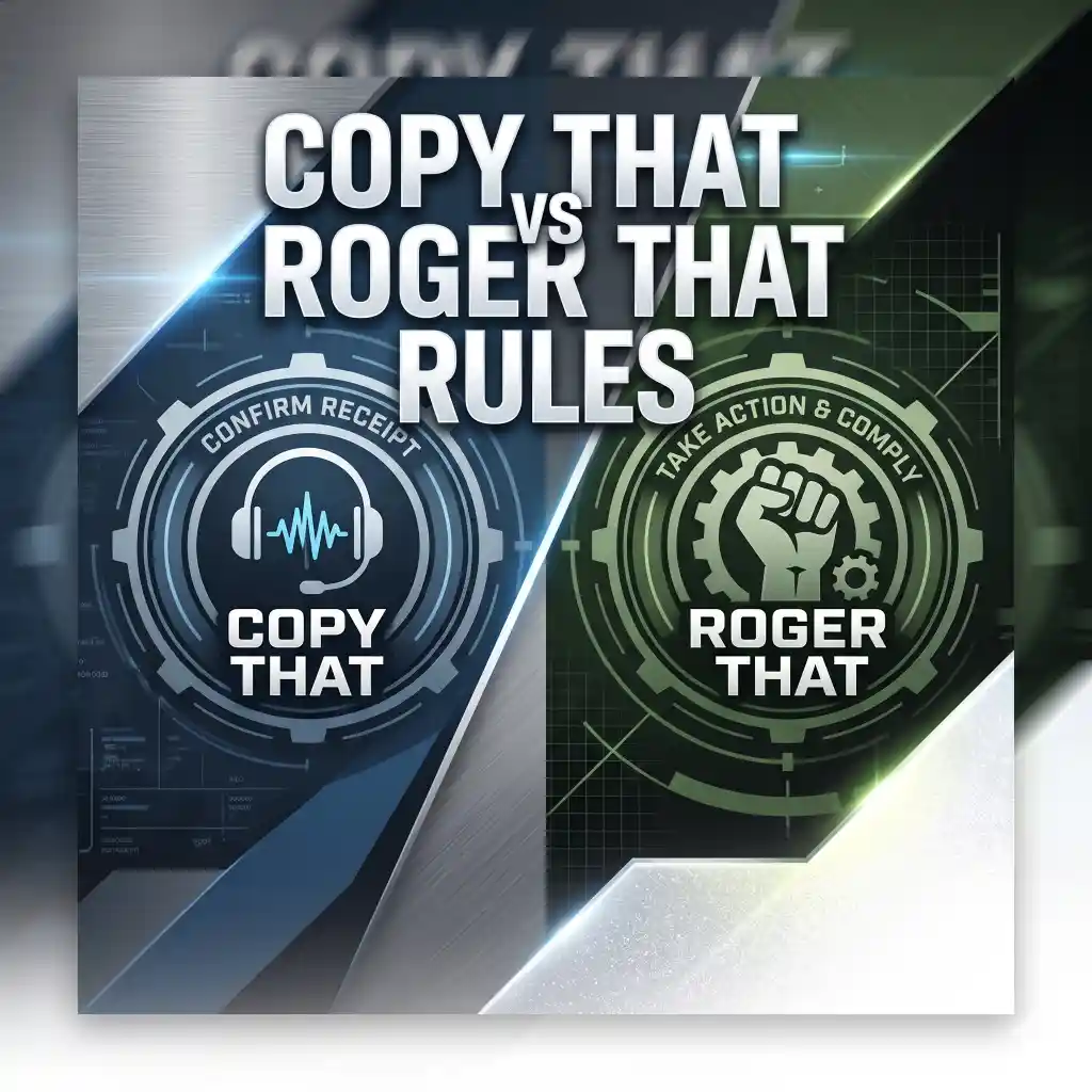 Copy That vs Roger That