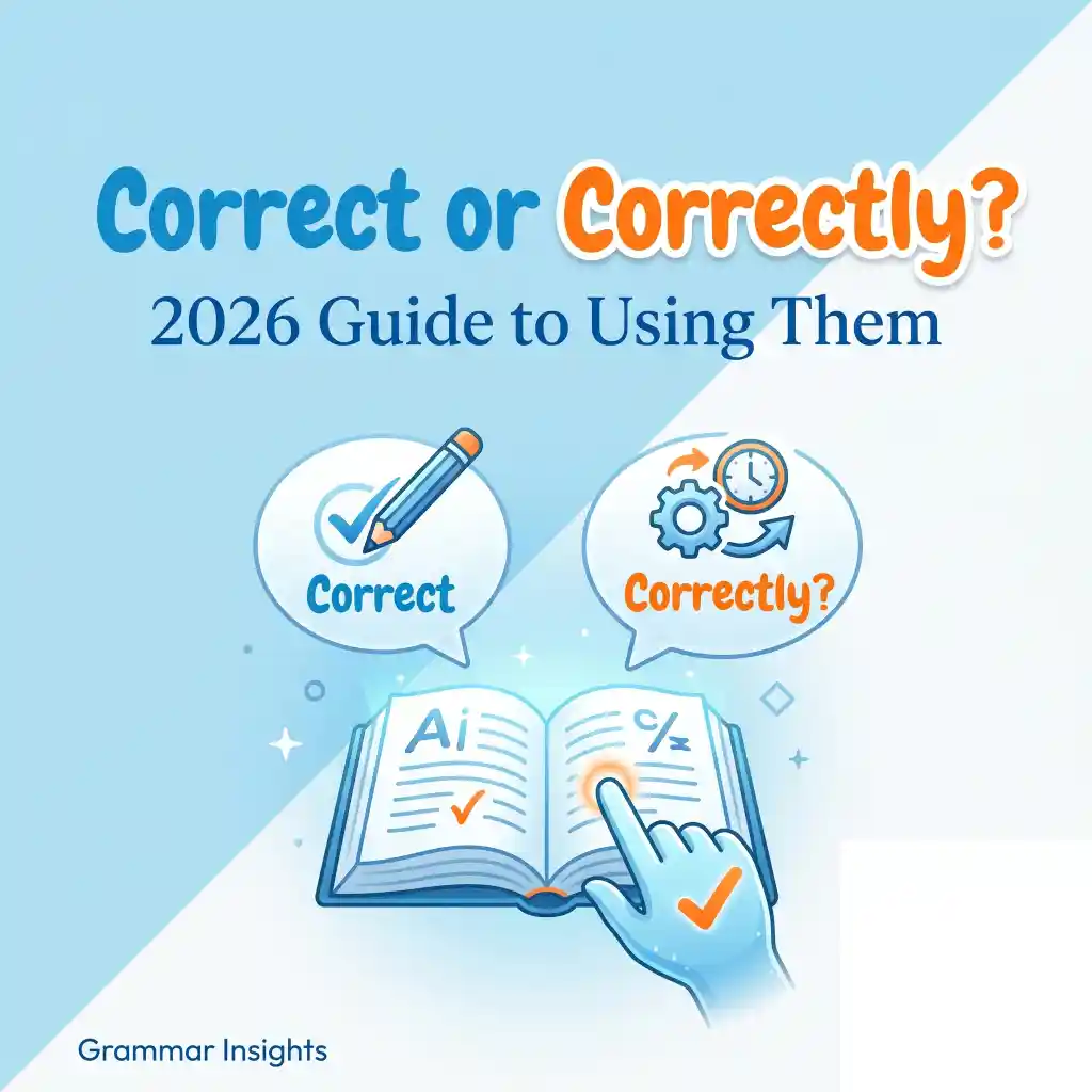 Correct or Correctly