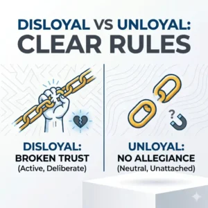 Disloyal vs Unloyal