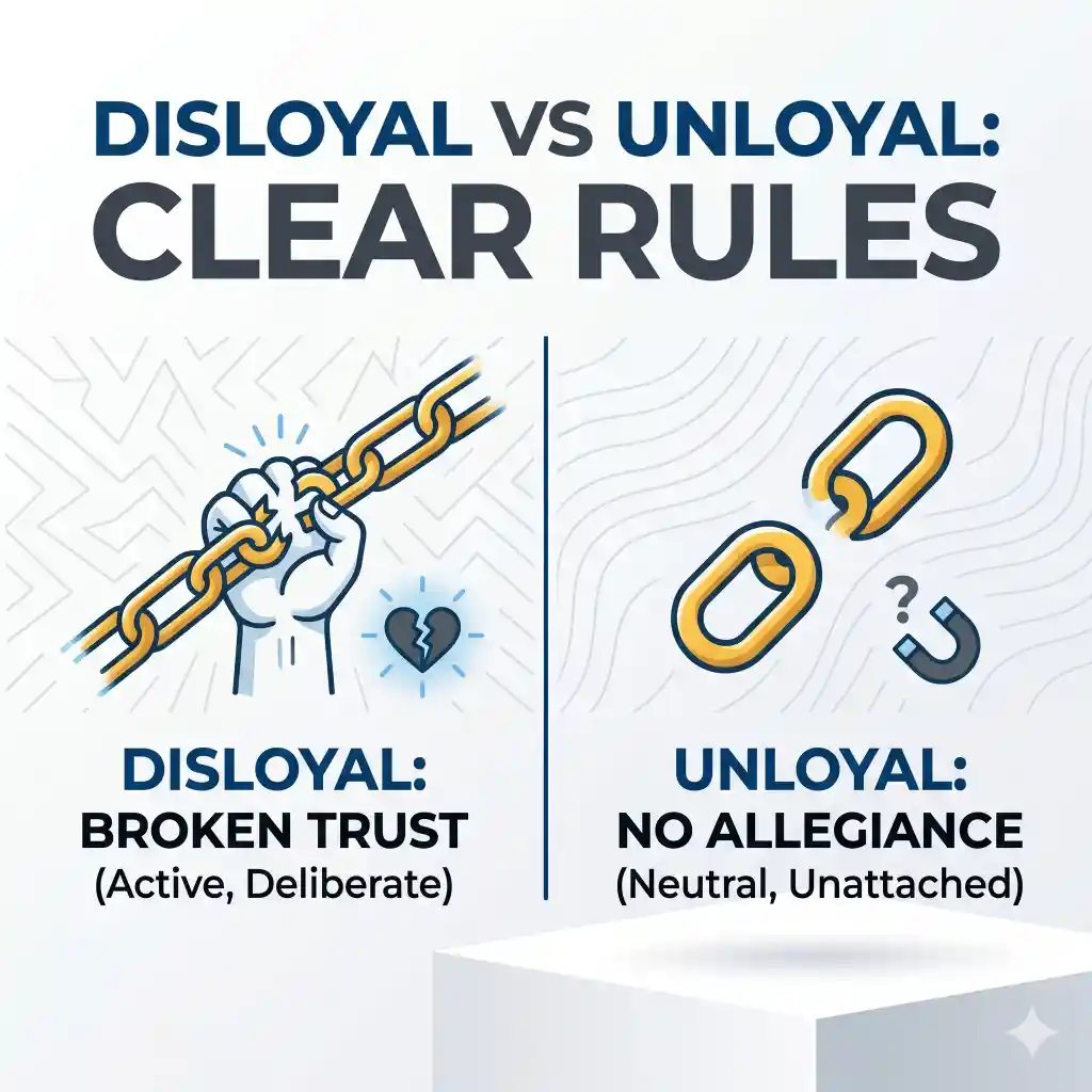 Disloyal vs Unloyal
