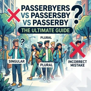 Passerbyers vs Passersby vs Passerby