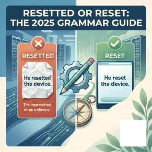 Resetted or Reset