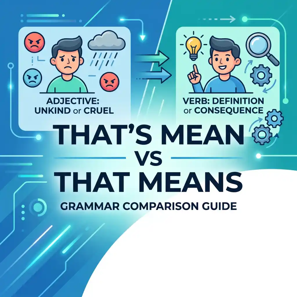 That's Mean vs That Means