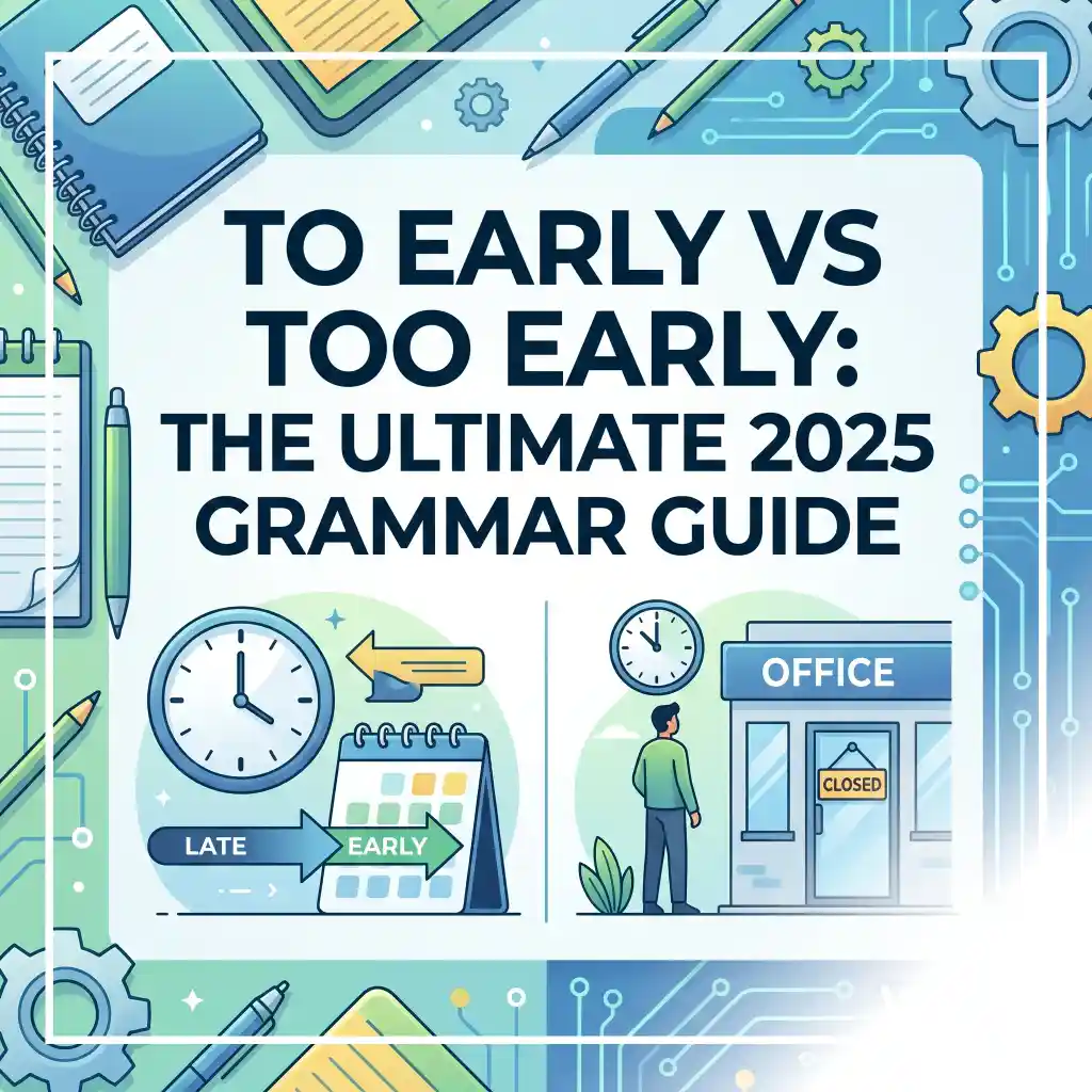To Early vs Too Early