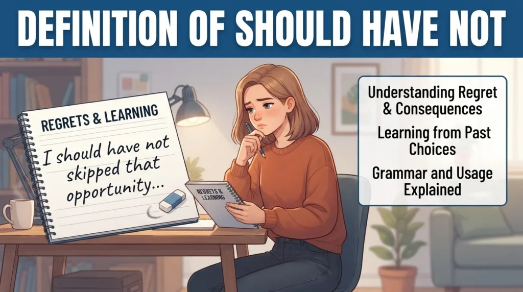 Definition of Should Have Not