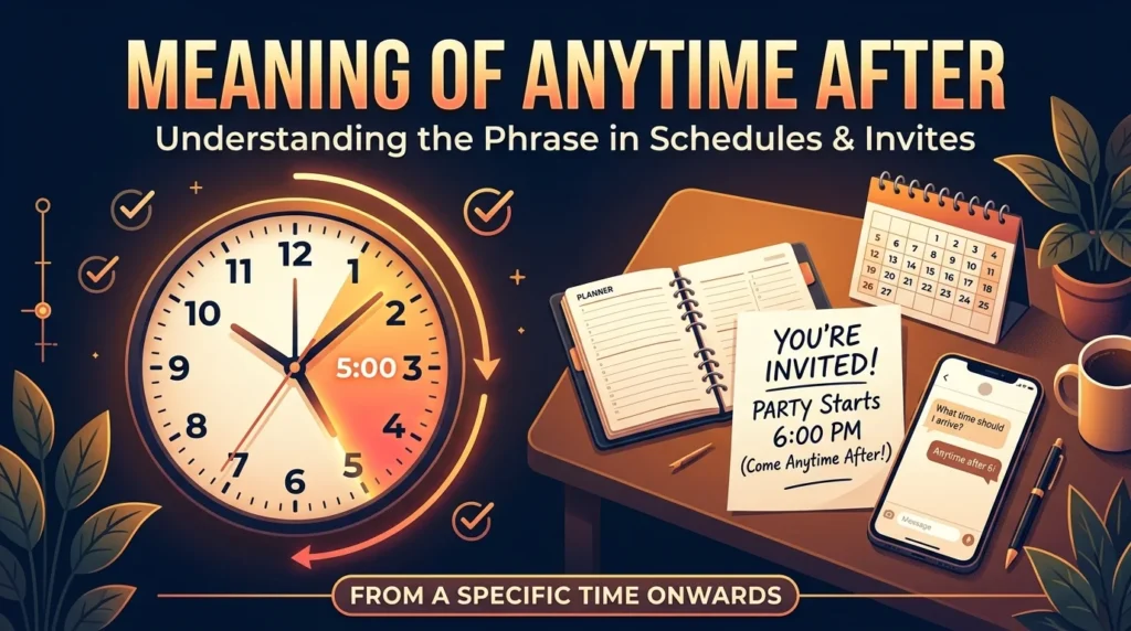 Meaning of Anytime After