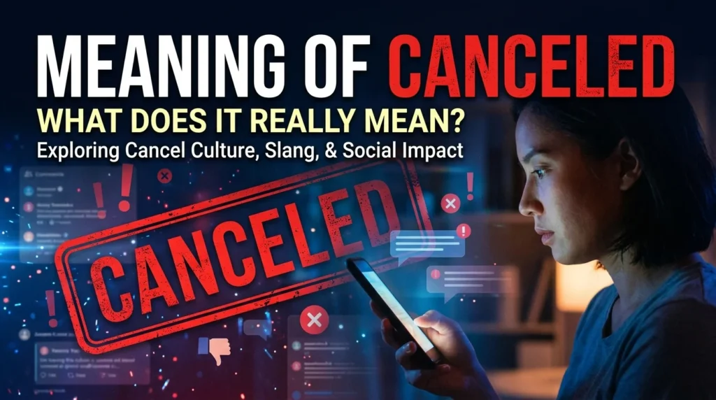 Meaning of Canceled