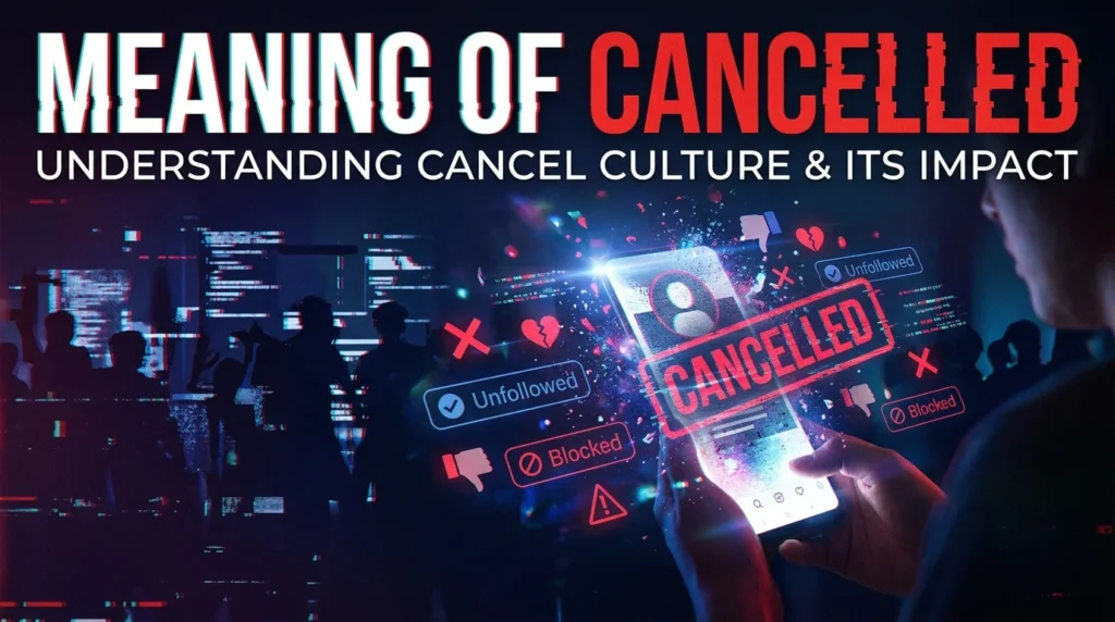 Meaning of Cancelled