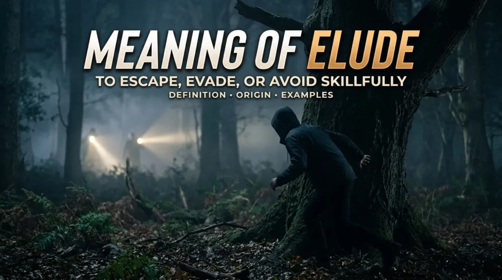 Meaning of Elude