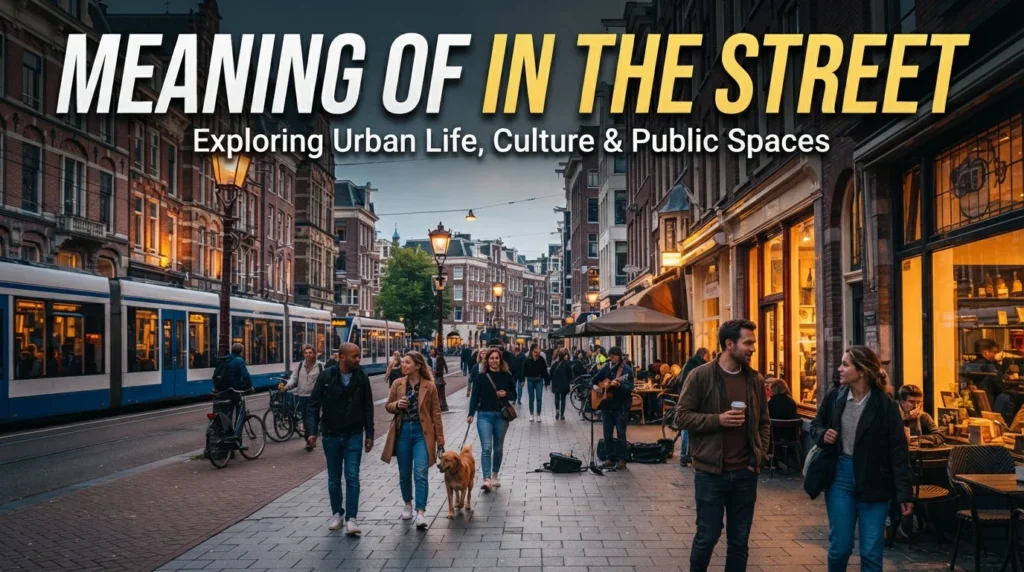 Meaning of In the Street