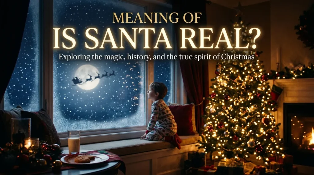 Meaning of Is Santa Real