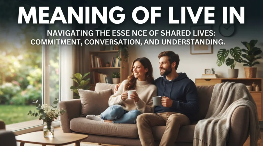 Meaning of Live In