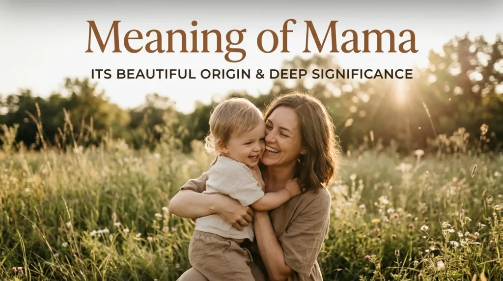 Meaning of Mama