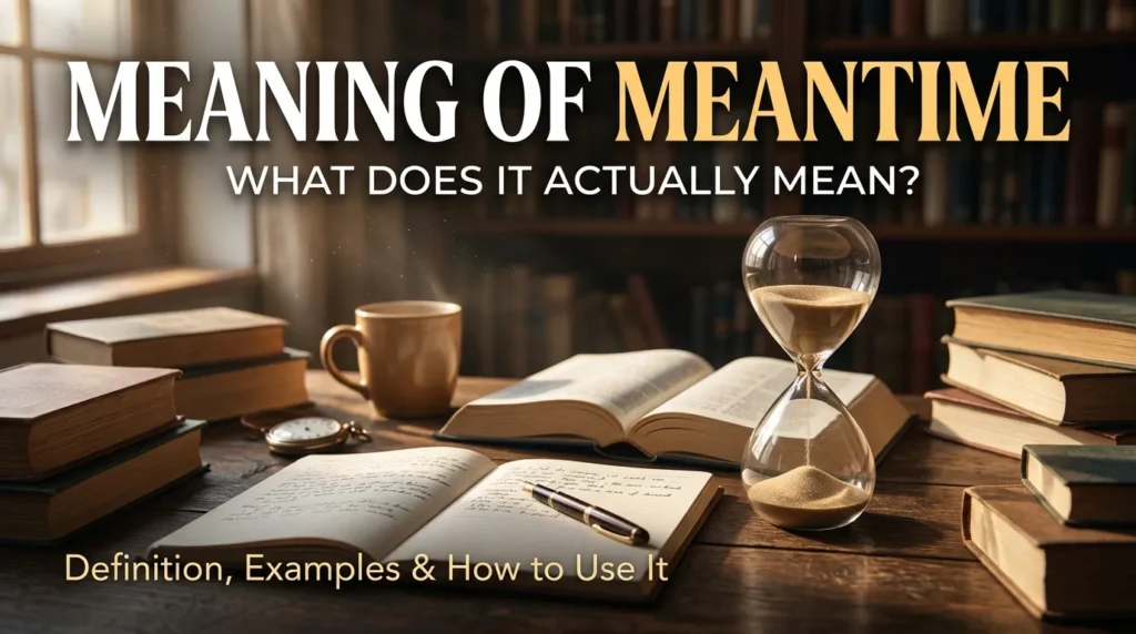 Meaning of Meantime