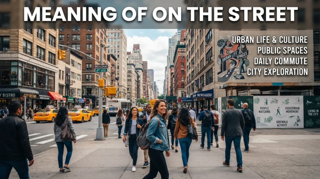 Meaning of On the Street