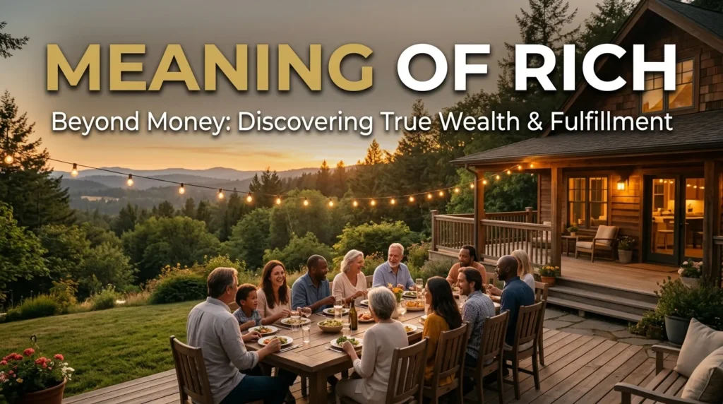 Meaning of Rich