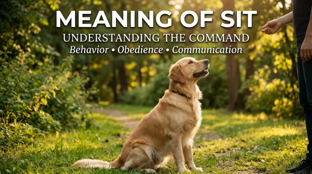 Meaning of Sit