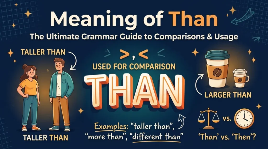 Meaning of Than