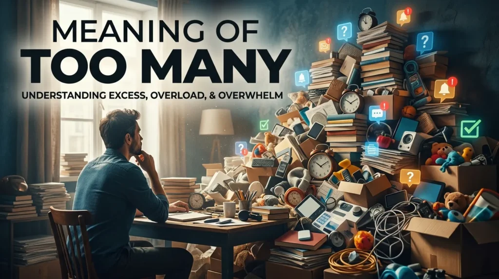 Meaning of Too Many