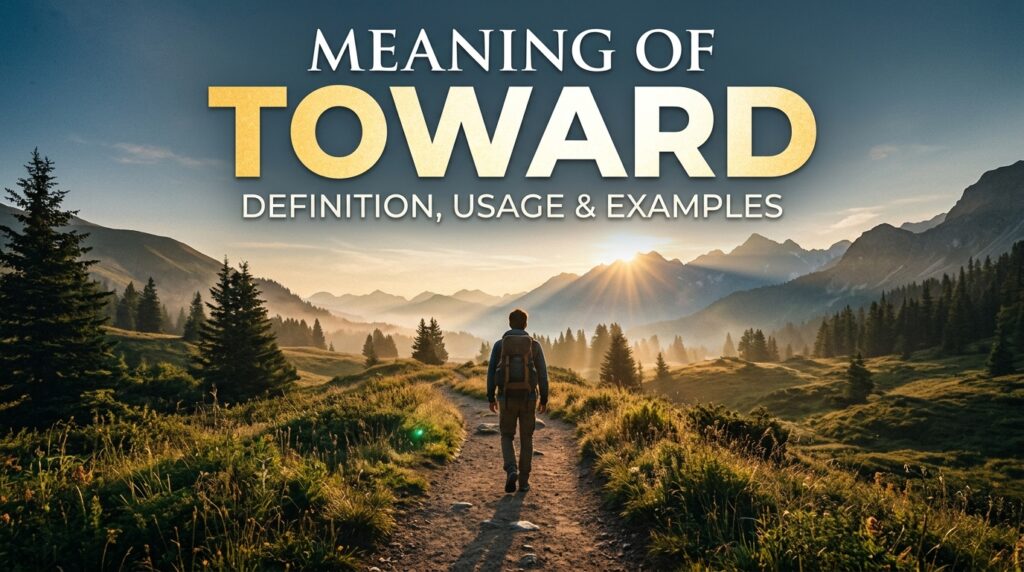 Meaning of Toward