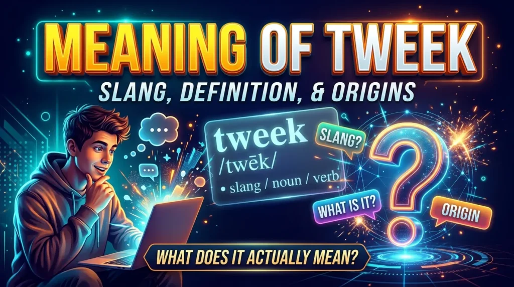 Meaning of Tweek