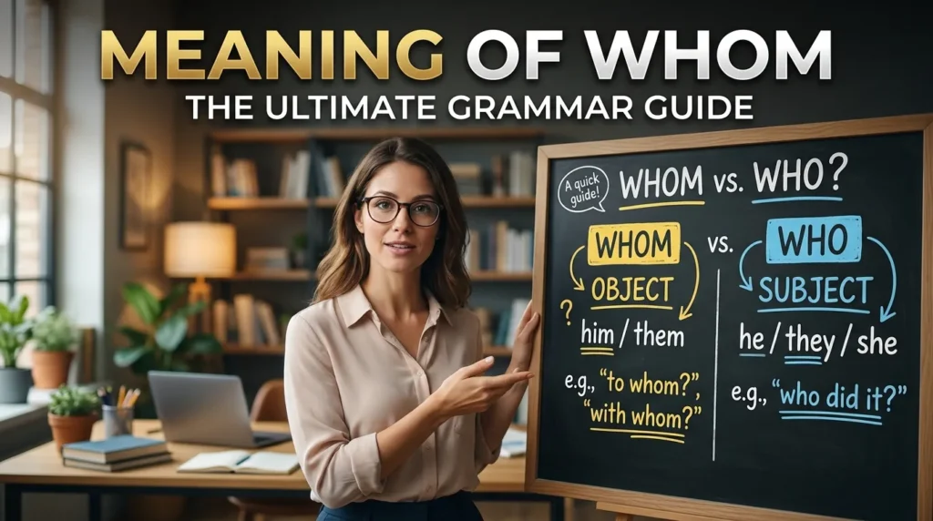Meaning of Whom