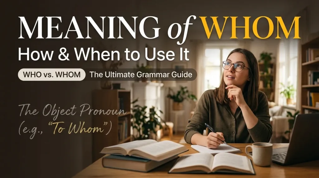 Meaning of Whom
