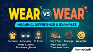 Wear And Wear: Meaning and Correct Usage